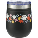 Arctic Zone® Titan Thermal HP® Wine Cup 12oz — Black (BK) — decorated back view