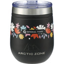 Arctic Zone® Titan Thermal HP® Wine Cup 12oz — Black (BK) — decorated front view