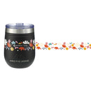Arctic Zone® Titan Thermal HP® Wine Cup 12oz — Black (BK) — decorated front view