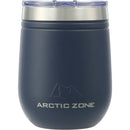 Arctic Zone® Titan Thermal HP® Wine Cup 12oz — Navy (NY) — blank back view