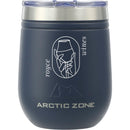 Arctic Zone® Titan Thermal HP® Wine Cup 12oz — Navy (NY) — decorated back view