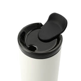 Seneca Tumbler 16oz w/ Ceramic Lid & Lining — White (WH) — blank left angle — 7