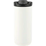 Seneca Tumbler 16oz w/ Ceramic Lid & Lining — White (WH) — blank back view — 5