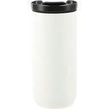 Seneca Tumbler 16oz w/ Ceramic Lid & Lining — White (WH) — blank front view — 4