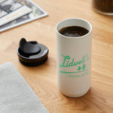 Seneca Tumbler 16oz w/ Ceramic Lid & Lining — White (WH) — blank product view — 3