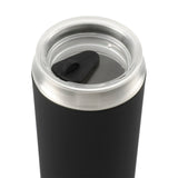 Marka Copper Vac Tumbler w/ SS straw 20oz — Black (BK) — blank product view — 20