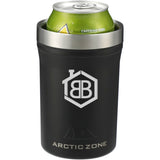 Arctic Zone® Titan Thermal HP® 2 in 1 Cooler 12oz — Black (BK) — blank back view — 2