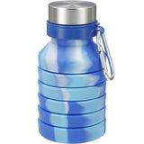 Zigoo Silicone Collapsible Water Bottle 18oz — ICE (ICE) — blank front view — 17