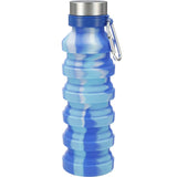 Zigoo Silicone Collapsible Water Bottle 18oz — ICE (ICE) — blank front view — 18