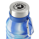 Zigoo Silicone Collapsible Water Bottle 18oz — ICE (ICE) — decorated product view — 11