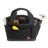 Wolverine 13" 17-Pocket Tool Tote — Black (BK) — blank front view — 11