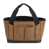 Wolverine 13" 17-Pocket Tool Tote — Chestnut — blank back view — 9
