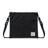 Herschel Alder Crossbody Tote — Black (BK) — blank front view — 3