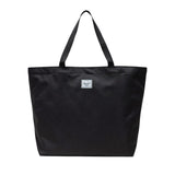 Herschel Recycled Classic Tote — Black (BK) — blank front view — 4