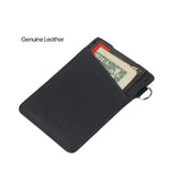 Thread Wallets Leather Vertical Wallet — Black (BK) — blank product view — 7