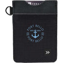 Thread Wallets Leather Vertical Wallet — Black (BK) — decorated product view
