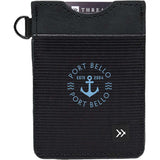 Thread Wallets Leather Vertical Wallet — Black (BK) — decorated product view — 2