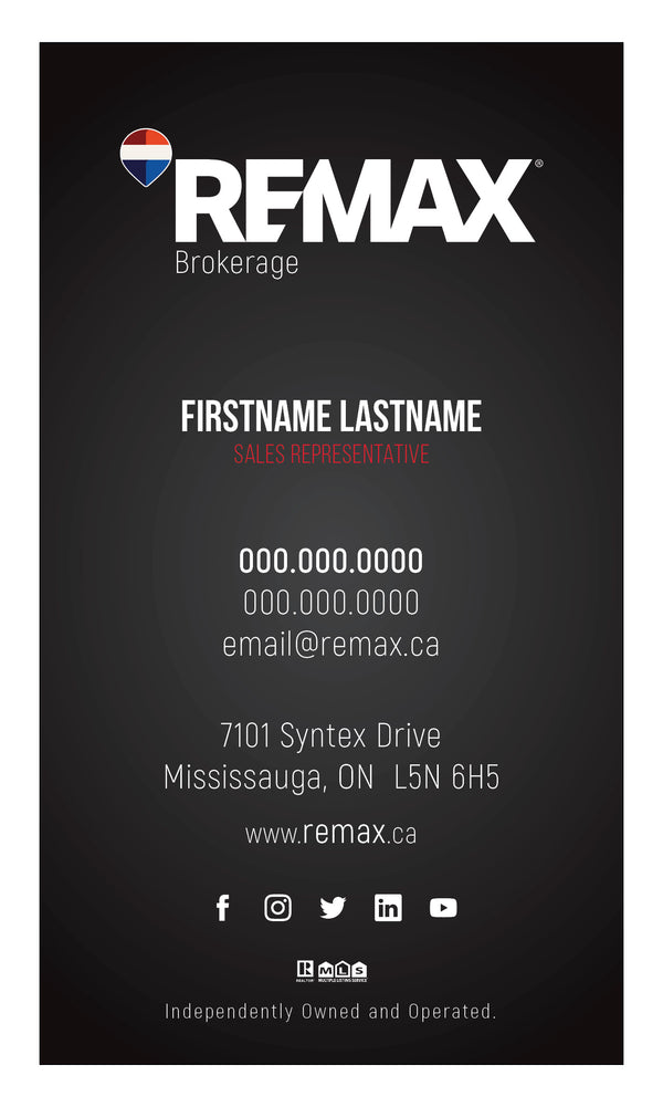 Remax Business Cards - 012