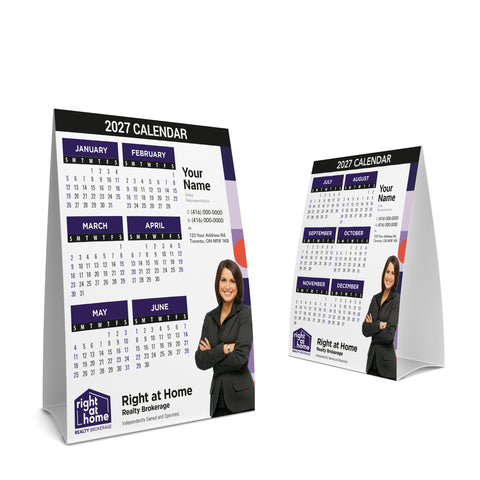 Right At Home Realty Tent Calendars