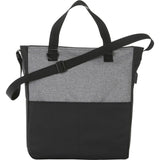 Cameron Convention Tote w/ USB Port — Graphite (GA) — blank front view — 6