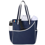 Retro Sport Multipurpose Tote — Navy (NY) — blank front view — 4