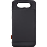 STITCH® Wine Tote — Onyx — blank back view — 12