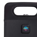STITCH® Wine Tote — Onyx — decorated detail view