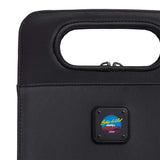 STITCH® Wine Tote — Onyx — decorated detail view — 2