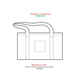 Oversized Carry-All Tote — Gray — blank product view — 8