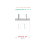 Game Day Clear Stadium Tote — Black — blank product view — 2