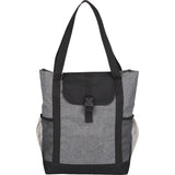 Buckle 11" Tablet Tote — Graphite (GA) — blank front view — 5