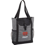 Buckle 11" Tablet Tote — Graphite (GA) — decorated product view — 4