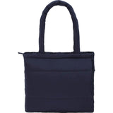 Puffer Recycled 15" Laptop Tote — Navy (NY) — blank front view — 8