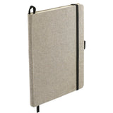 5.5" x 8.5" FSC Mix Recycled Cotton Bound Journal — Natural (NT) — blank right angle — 6