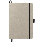 5.5" x 8.5" FSC Mix Recycled Cotton Bound Journal — Natural (NT) — blank front view — 5