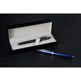 Sheaffer® 100 Glossy Lacquer Roller Ball — Black (BK) — blank detail view — 17
