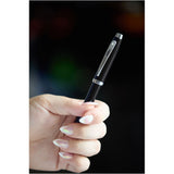 Sheaffer® 100 Glossy Lacquer Roller Ball — Black (BK) — blank product view — 16