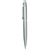 Sheaffer® VFM Brushed Chrome Ballpoint — Silver (SL) — decorated front view — 2