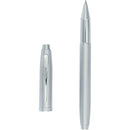 Sheaffer® 100 Brushed Chrome Roller Ball — Silver (SL) — blank product view