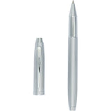 Sheaffer® 100 Brushed Chrome Roller Ball — Silver (SL) — blank product view — 4