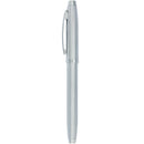 Sheaffer® 100 Brushed Chrome Roller Ball — Silver (SL) — blank front view