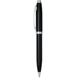 Sheaffer® 100 Glossy Lacquer Ballpoint — Black (BK) — blank front view — 3