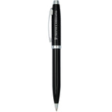 Sheaffer® 100 Glossy Lacquer Ballpoint — Black (BK) — decorated front view — 2