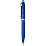 Sheaffer® 100 Glossy Lacquer Ballpoint — Blue (BL) — decorated front view — 6
