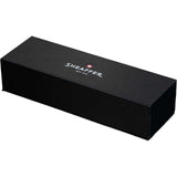 Sheaffer® 100 Glossy Black and Chrome Ballpoint Pen — Black (BK) — blank product view — 8