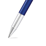 Sheaffer® 100 Glossy Ballpoint & Rollerball Pen Gift Set — Blue (BL) — blank product view — 17