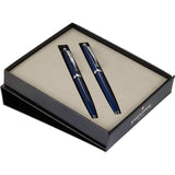 Sheaffer® 100 Glossy Ballpoint & Rollerball Pen Gift Set — Blue (BL) — blank product view — 15
