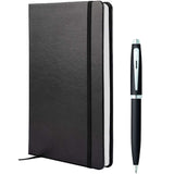 Sheaffer Medium Notebook & Pen Gift Set — Black (BK) — blank product view — 12