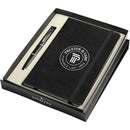 Sheaffer Medium Notebook & Pen Gift Set — Black (BK) — decorated product view