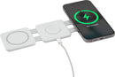 3-in-1 Power Fold 15W MagClick™ Wireless Chargers 7143-61WH White (WH), supplier product view 3